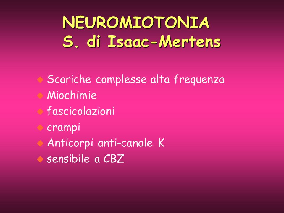 neuromiotonia